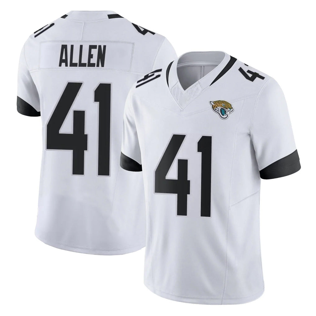 Ndoa J.Jaguars #41 Josh Hines-Allen Player White Vapor F.U.S.E. Limited Home Game Stitched Jerseys
