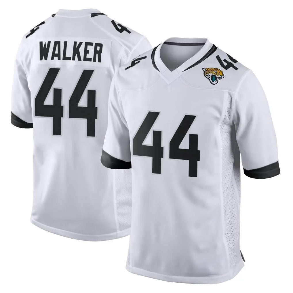 Ndoa J.Jaguars #44 Travon Walker Player White Home Game Stitched Jerseys