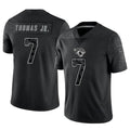 Ndoa J.Jaguars #7 Brian Thomas Jr. Player Black RFLCTV Limited Stitched Jerseys