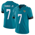 Ndoa J.Jaguars #7 Brian Thomas Jr. Player Teal Vapor Untouchable Limited Home Game Stitched Jerseys