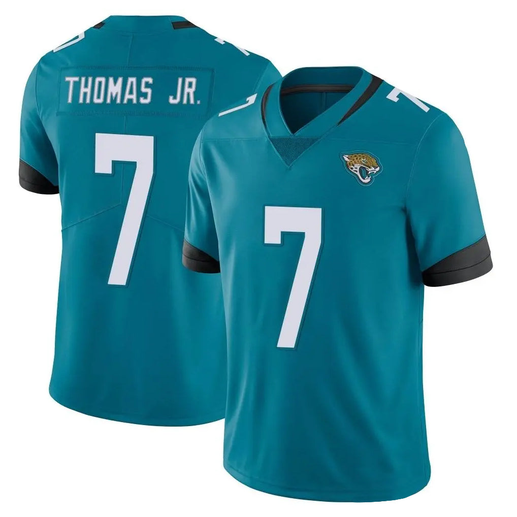 Ndoa J.Jaguars #7 Brian Thomas Jr. Player Teal Vapor Untouchable Limited Home Game Stitched Jerseys