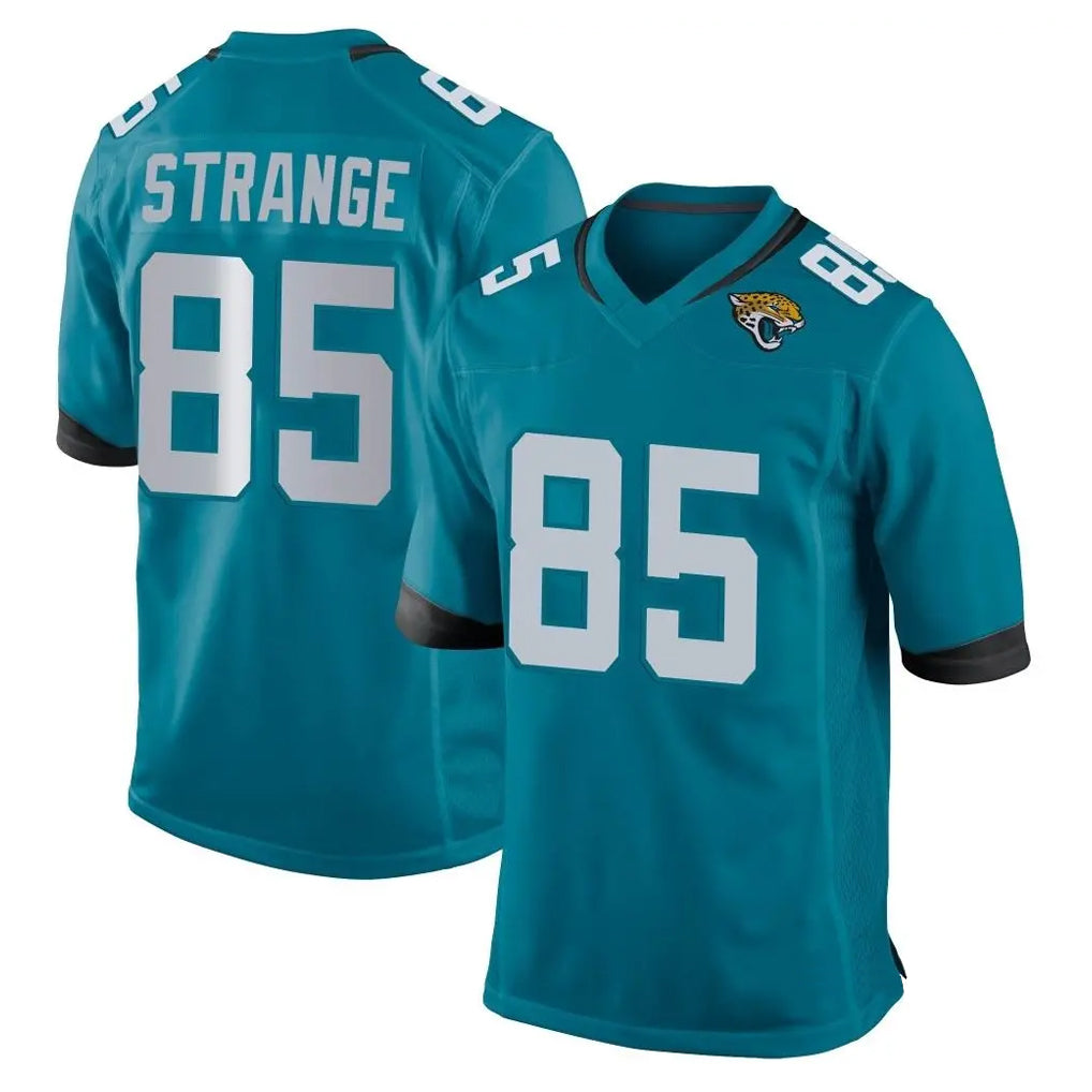 Ndoa J.Jaguars #85 Brenton Strange Player Teal Home Game Stitched Jerseys