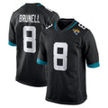 Ndoa J.Jaguars #8 Mark Brunell?Player Black Home Game Stitched Jerseys