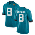 Ndoa J.Jaguars #8 Mark Brunell?Player Teal Home Game Stitched Jerseys