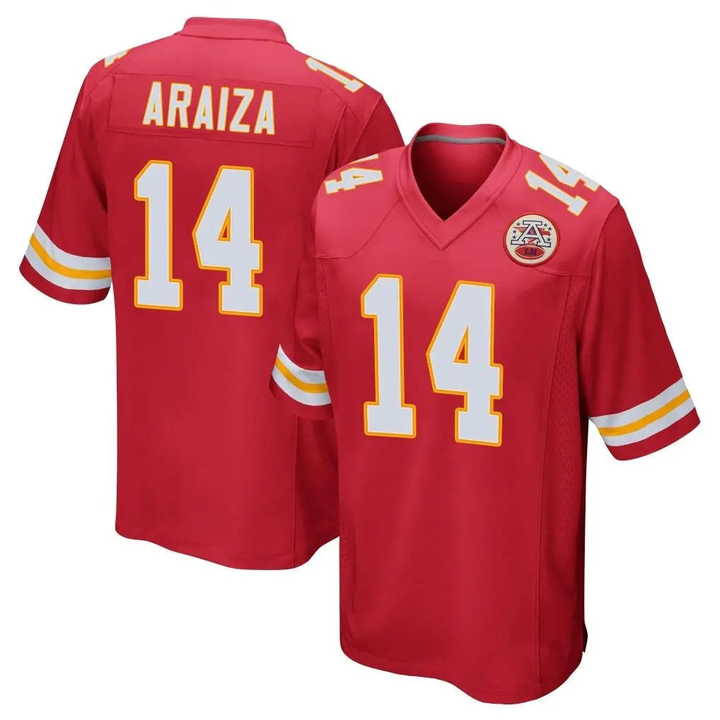 Ndoa KC.Chiefs #14 Matt Araiza Player Red Home Game Stitched Jerseys