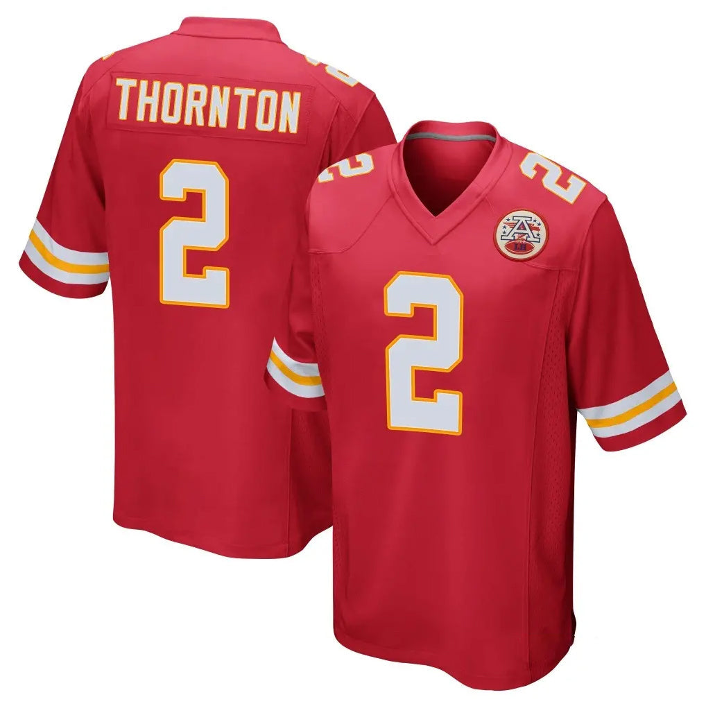 Ndoa KC.Chiefs #2 Tyquan Thornton Player Red Home Game Stitched Jerseys