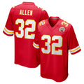 Ndoa KC.Chiefs #32 Marcus Allen Player Red Home Game Stitched Jerseys