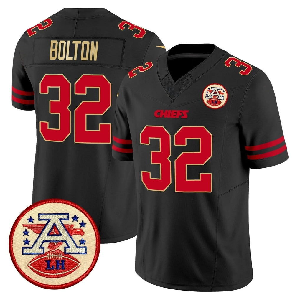 Ndoa KC.Chiefs #32 Nick Bolton Player Black Limited Vapor F.U.S.E. Home Game Stitched Jerseys