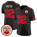 Ndoa KC.Chiefs #32 Nick Bolton Player Black Limited Vapor F.U.S.E. Home Game Stitched Jerseys