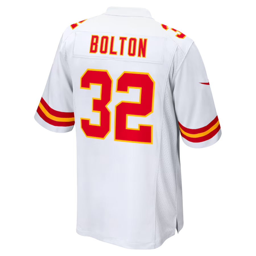 Ndoa KC.Chiefs #32 Nick Bolton Player White Home Game Stitched Jerseys