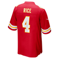 Ndoa KC.Chiefs #4 Rashee Rice Red Game Stitched Jerseys