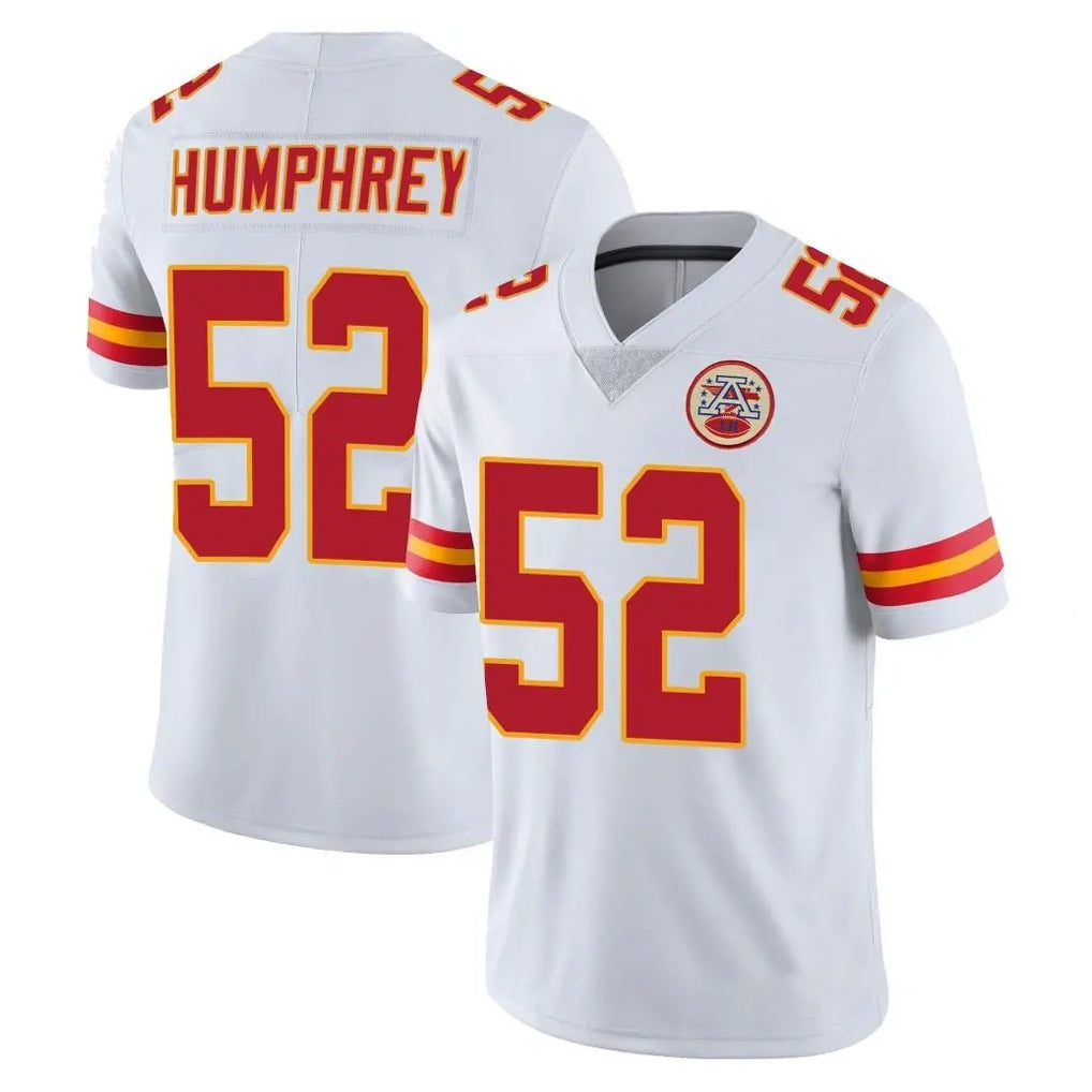 Ndoa KC.Chiefs #52 Creed Humphrey Player White Limited Vapor Untouchable Home Game Stitched Jerseys