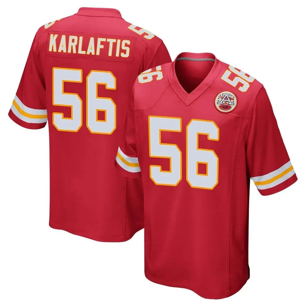 Ndoa KC.Chiefs #56 George Karlaftis Player Red Home Game Stitched Jerseys