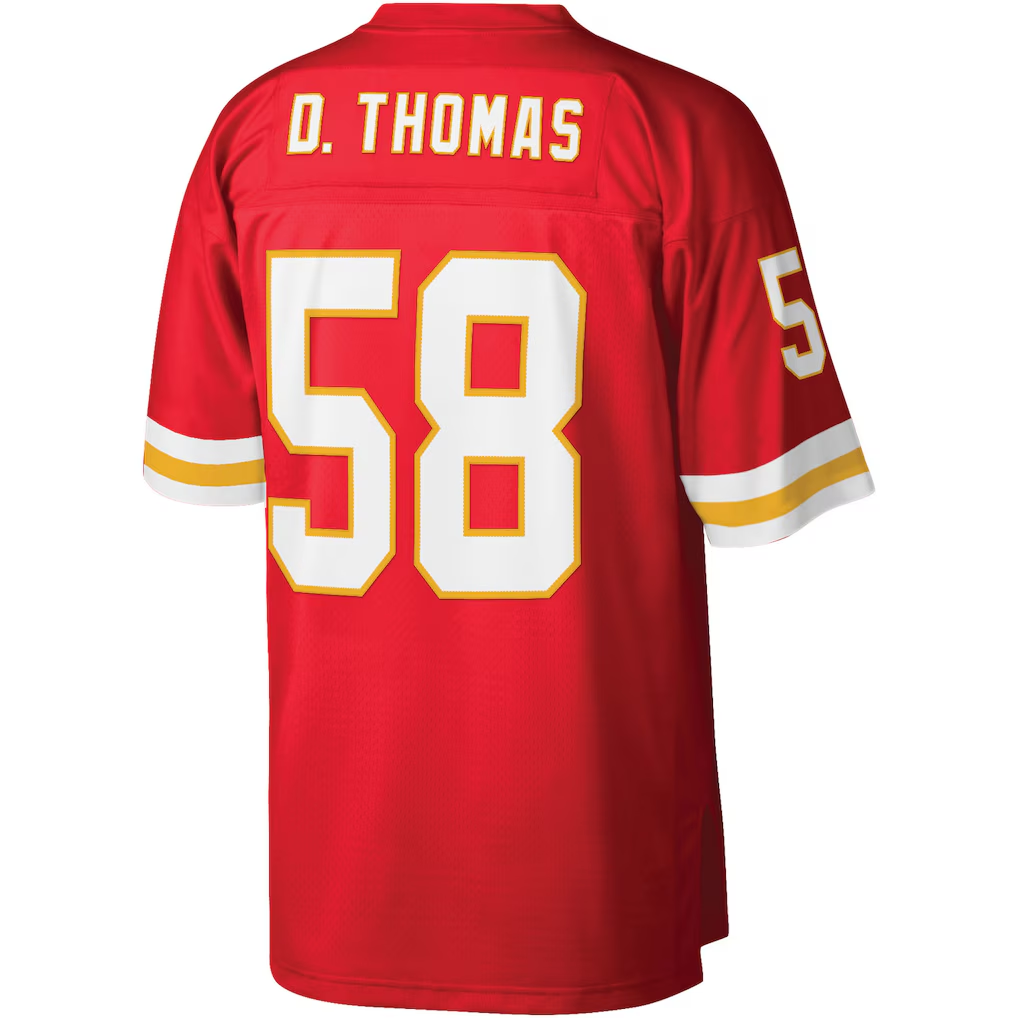 Ndoa KC.Chiefs #58 Derrick Thomas Mitchell & Ness Red Legacy Replica Jersey