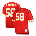 Ndoa KC.Chiefs #58 Derrick Thomas Player Red Mitchell & Ness 1994 Throwback Retired Stitched Jerseys