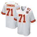 Ndoa KC.Chiefs #71 Josh Simmons Player White Home Game Stitched Jerseys