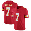 Ndoa KC.Chiefs #7 Harrison Butker Player Red Vapor Limited Stitched Jerseys