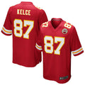 Ndoa KC.Chiefs #87 Travis Kelce Player Red Team Color Game Stitched Jerseys