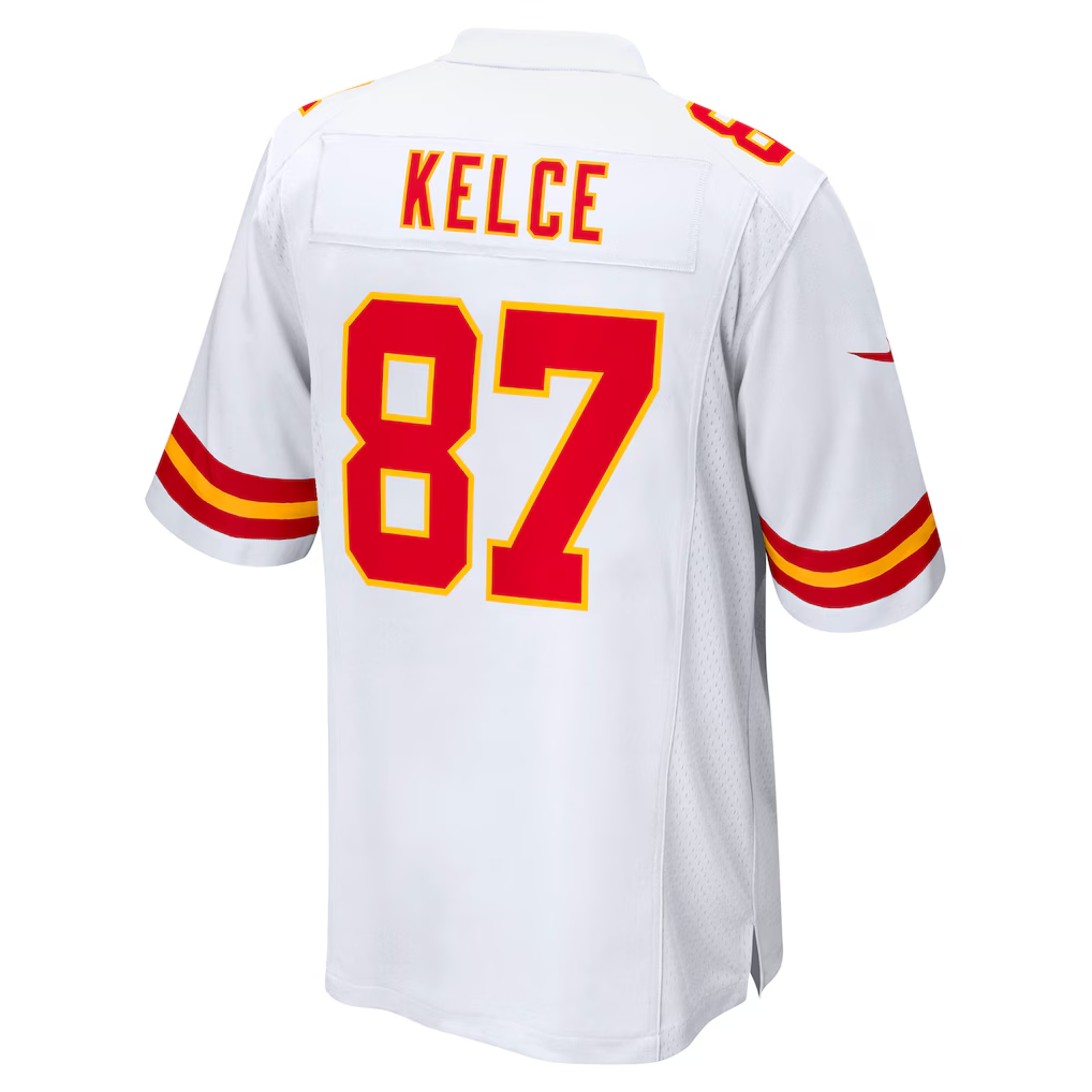 Ndoa KC.Chiefs #87 Travis Kelce White Player Game Stitched Jerseys