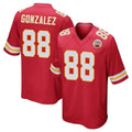 Ndoa KC.Chiefs #88 Tony Gonzalez Player Red Home Game Stitched Jerseys