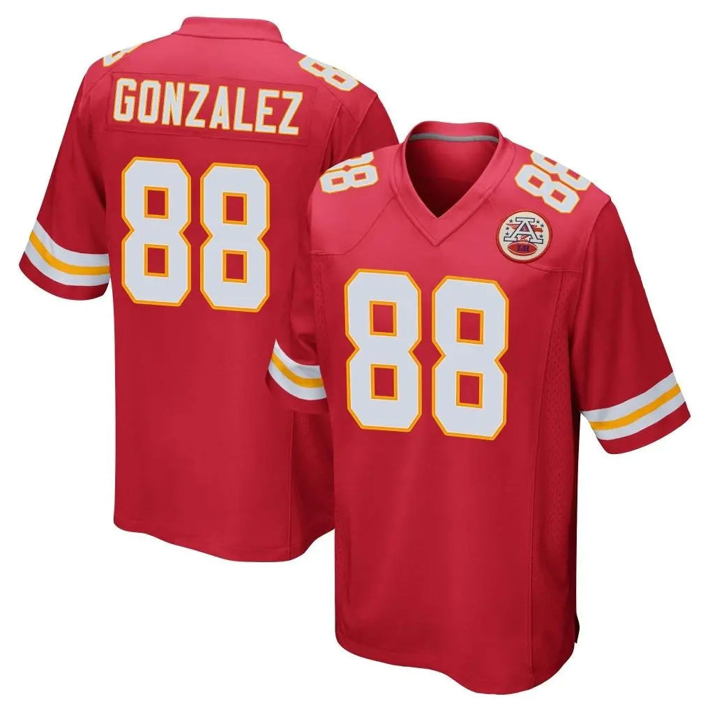 Ndoa KC.Chiefs #88 Tony Gonzalez Player Red Home Game Stitched Jerseys