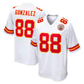 Ndoa KC.Chiefs #88 Tony Gonzalez Player White Home Game Stitched Jerseys
