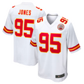 Ndoa KC.Chiefs #95 Chris Jones Player White Home Game Stitched Jersey