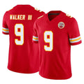 Ndoa KC.Chiefs #9 Kenneth Walker III Player Red Limited Vapor F.U.S.E. Home Game Stitched Jerseys