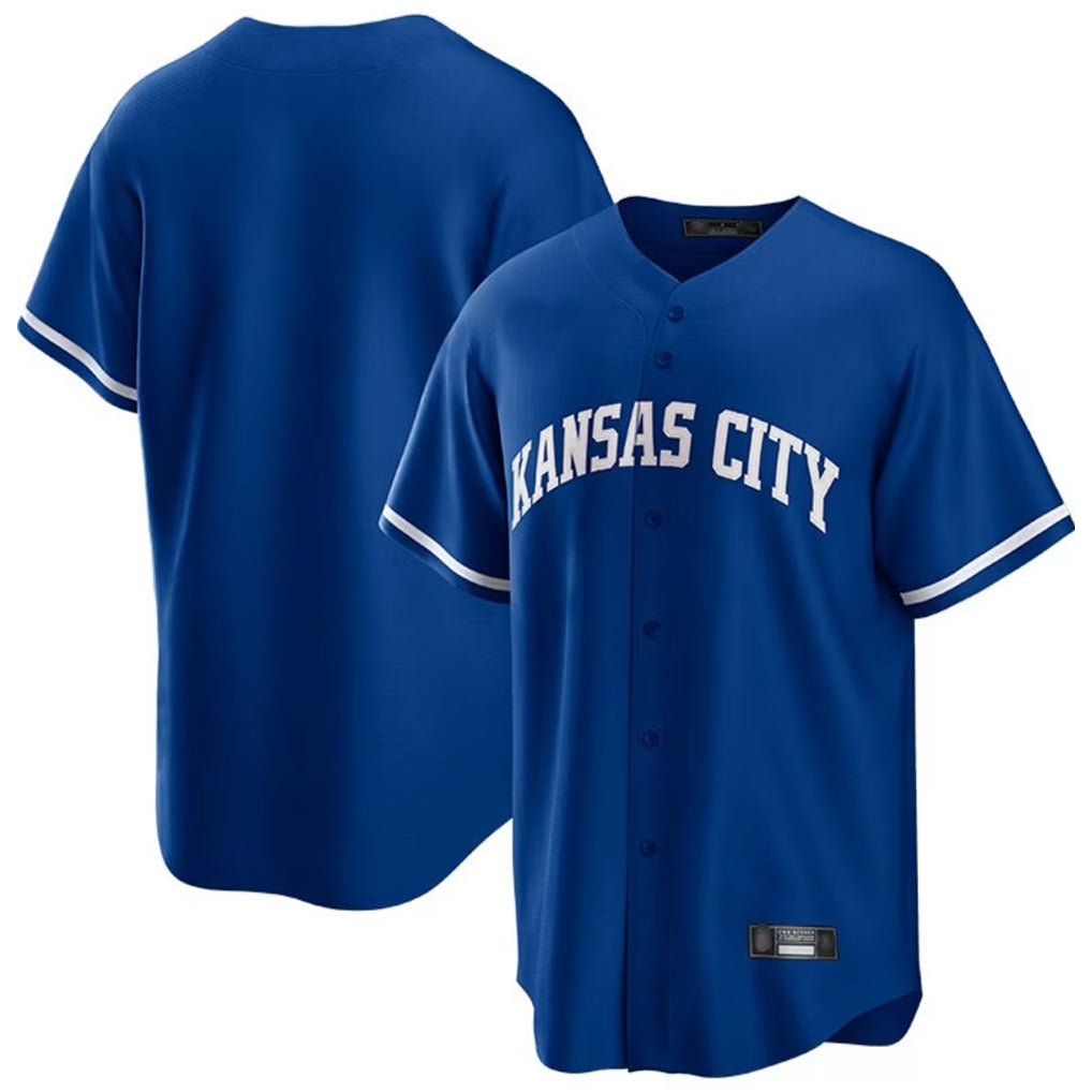 Ndoa KC.Royals Royal Game Home Blank Player Stitched Jerseys