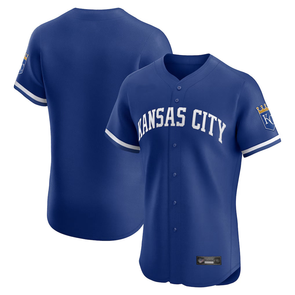 Ndoa KC.Royals Royal Limited Elite Home Blank Player Stitched Jerseys