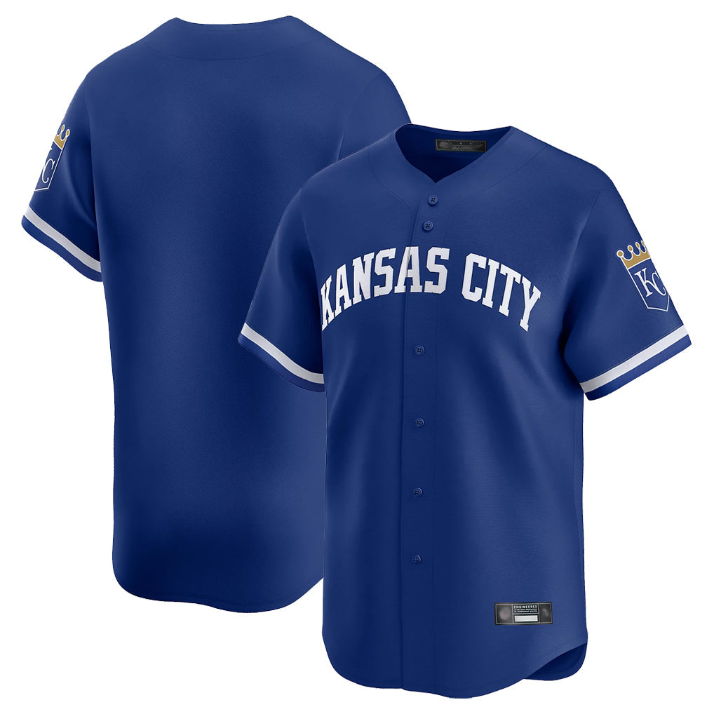 Ndoa KC.Royals Royal Limited Home Blank Player Stitched Jerseys
