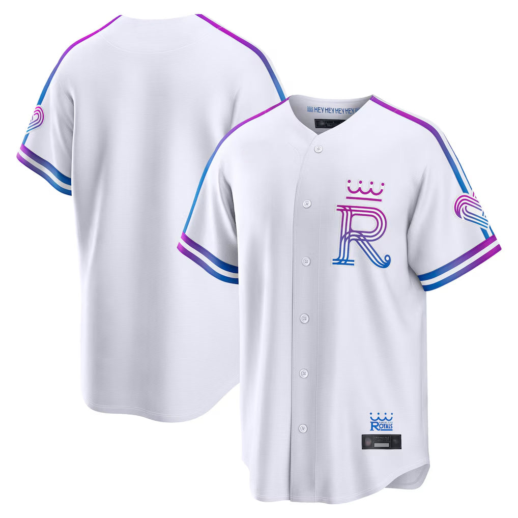Ndoa KC.Royals White 2026 City Connect Limited Home Blank Player Stitched Jerseys
