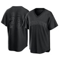 Ndoa KC.Royals #28 Kyle Isbel Player Black Fashion Game Stitched Jerseys