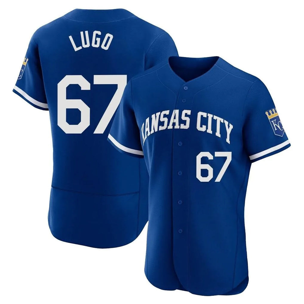 Ndoa KC.Royals #67 Seth Lugo Player Royal Limited Elite Home Stitched Jerseys