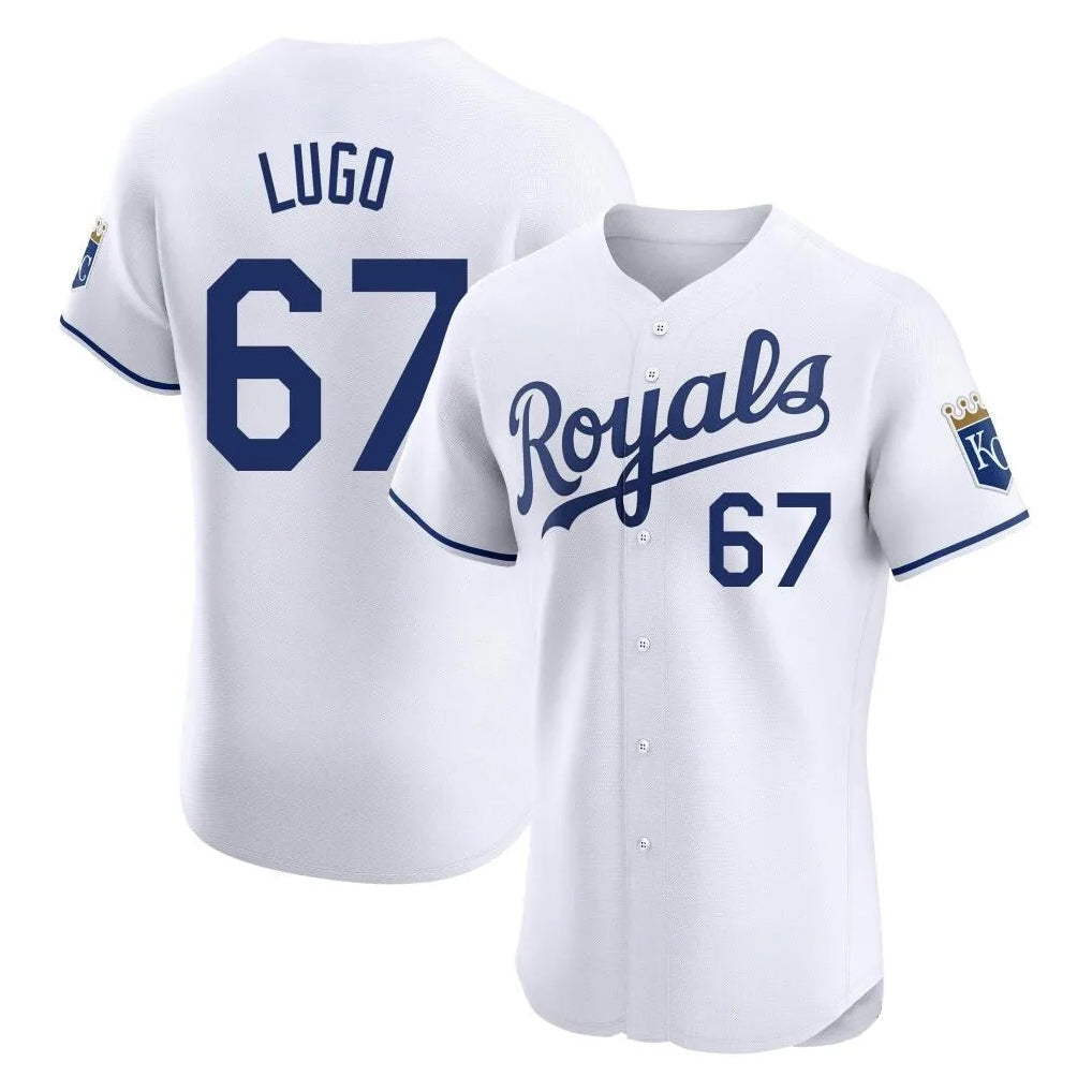 Ndoa KC.Royals #67 Seth Lugo Player White Alt Limited Elite Home Stitched Jerseys