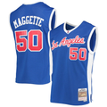 Ndoa LA.Clippers #50 Corey Maggette Mitchell & Ness Royal 2002-2003 Hardwood Classics Swingman Stitched Jerseys