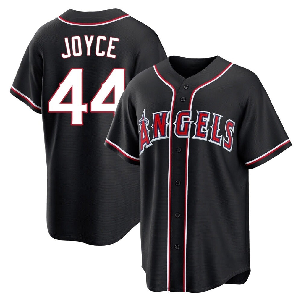 Ndoa LA.Angels #44 Ben Joyce Player Black Fashion Out Home Game Stitched Jerseys