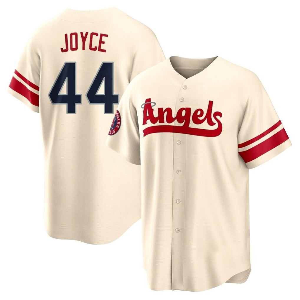 Ndoa LA.Angels #44 Ben Joyce Player Cream City Connect Home Stitched Jerseys