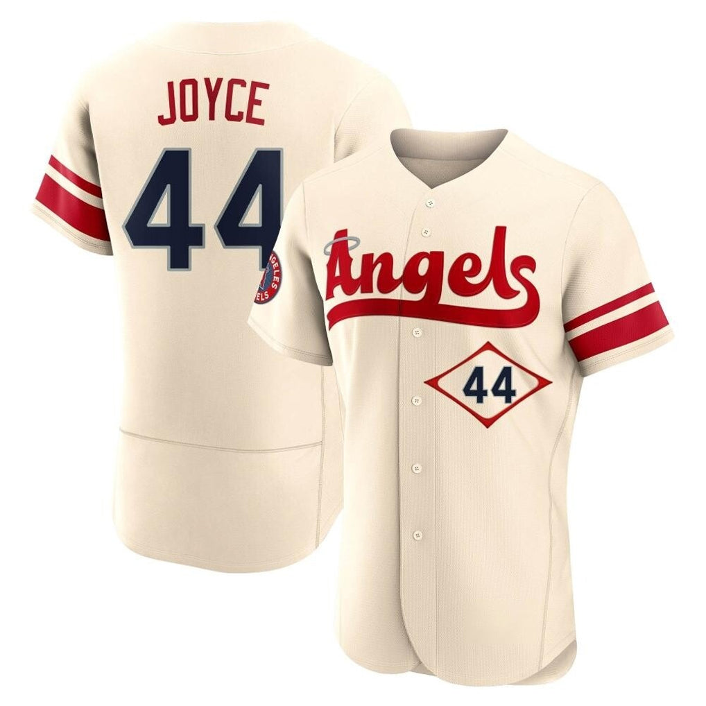 Ndoa LA.Angels #44 Ben Joyce Player Cream City Connect Limited ELite Home Stitched Jerseys