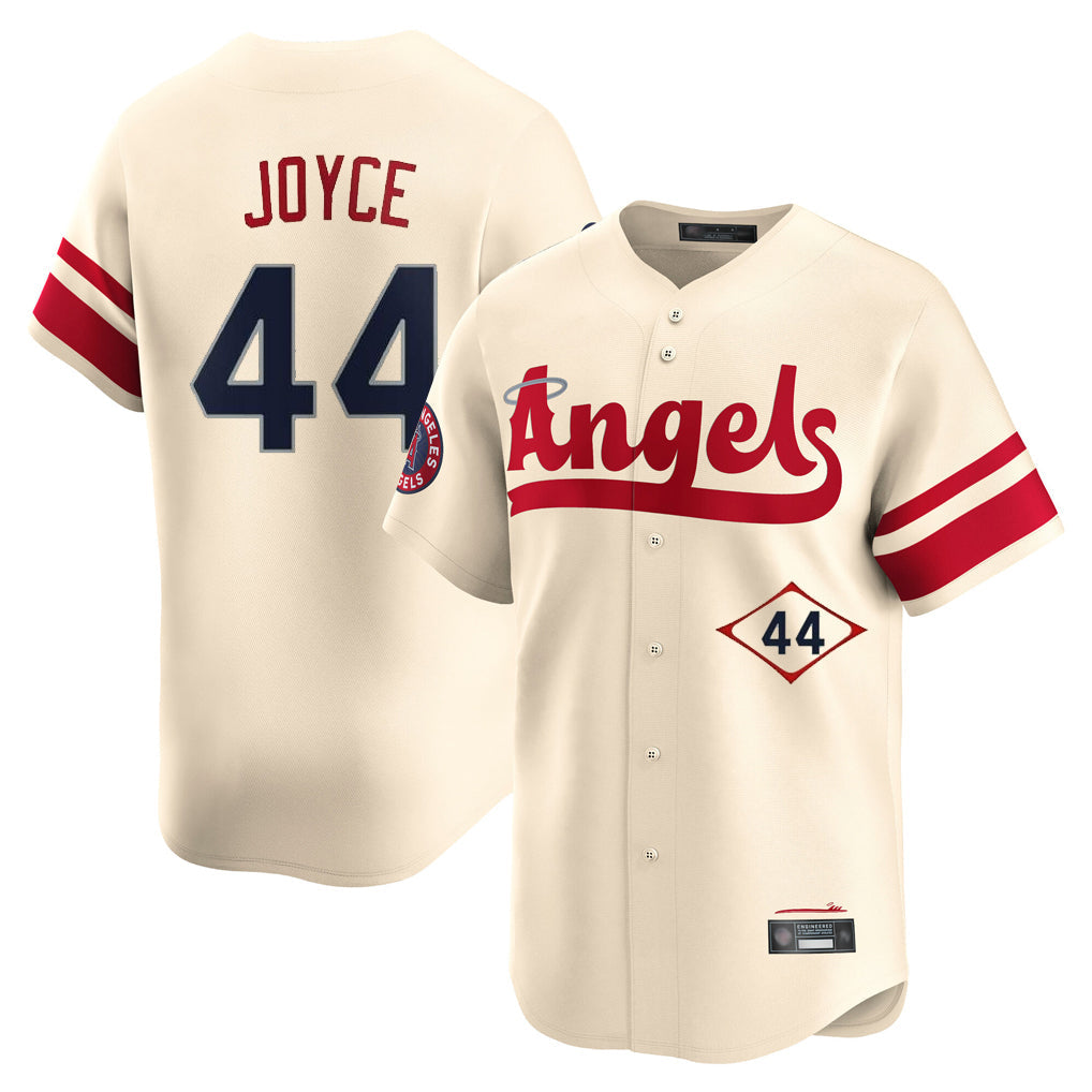 Ndoa LA.Angels #44 Ben Joyce Player Cream City Connect Limited Home Stitched Jerseys