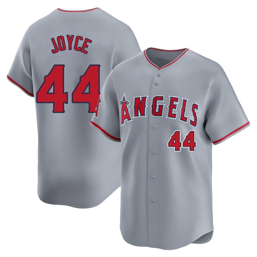 Ndoa LA.Angels #44 Ben Joyce Player Gray Home Limited Stitched Jerseys