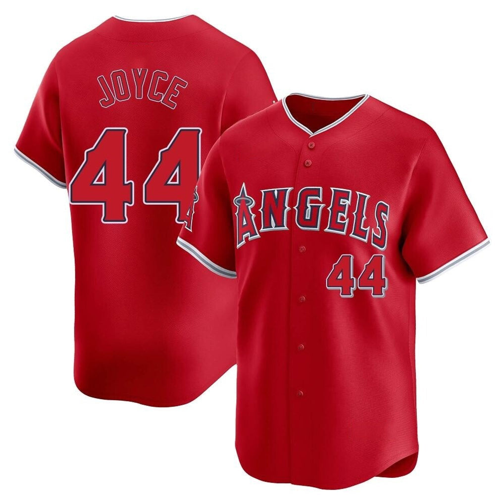 Ndoa LA.Angels #44 Ben Joyce Player Red Home Limited Stitched Jerseys