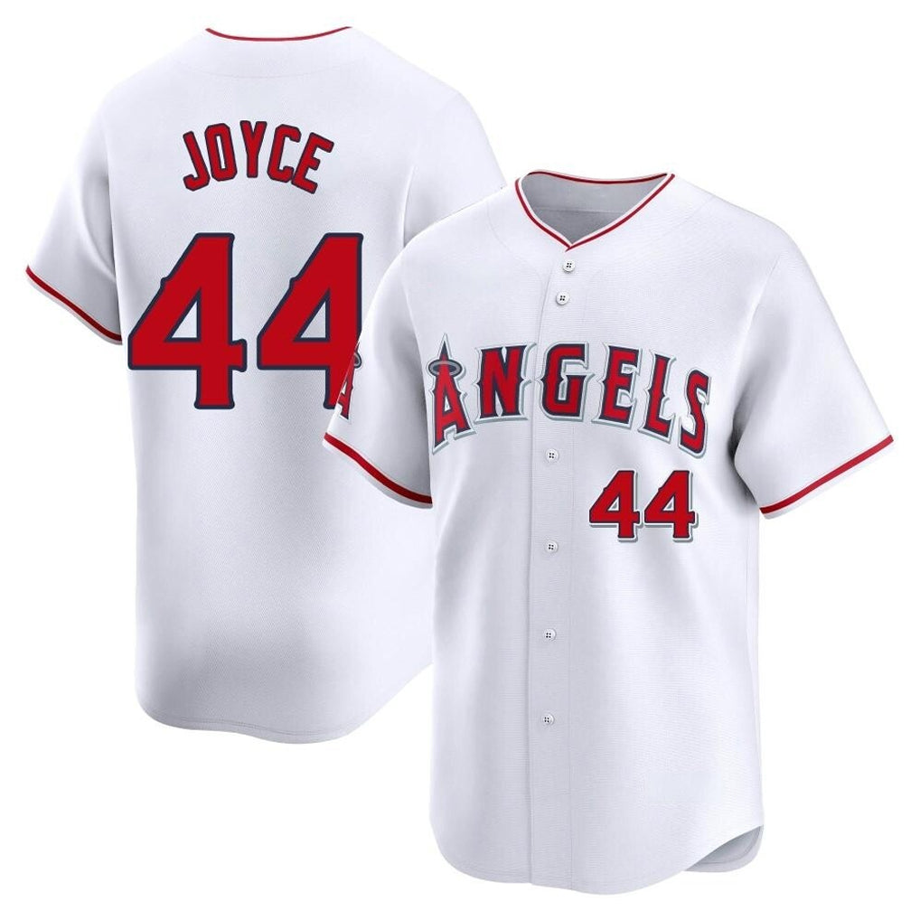 Ndoa LA.Angels #44 Ben Joyce Player White Limited Home Stitched Jerseys