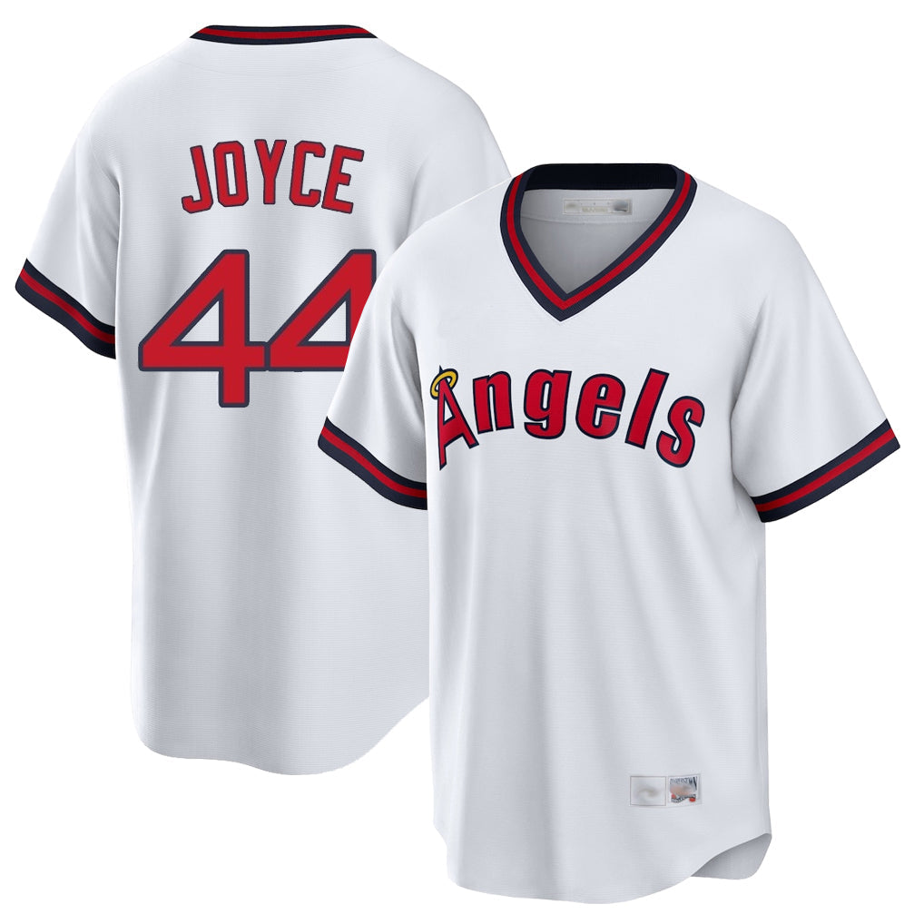 Ndoa LA.Angels #44 Ben Joyce Player White T-shirt Home Game Stitched Jerseys