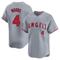 Ndoa LA.Angels #4 Christian Moore Player Gray Home Limited Stitched Jerseys