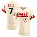 Ndoa LA.Angels #7 Jo Adell Player Cream City Connect Limited ELite Home Stitched Jerseys