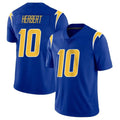Ndoa LA.Chargers #10 Justin Herbert Player Royal Limited Vapor Home Game Stitched Jerseys