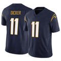 Ndoa LA.Chargers #11 Cameron Dicker Player Navy Limited Vapor F.U.S.E. Home Game Stitched Jerseys