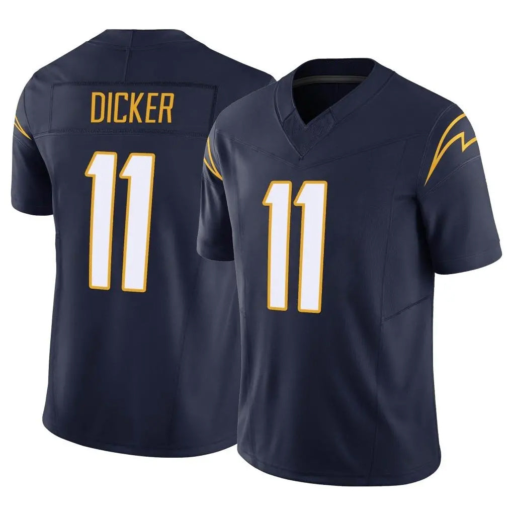 Ndoa LA.Chargers #11 Cameron Dicker Player Navy Limited Vapor F.U.S.E. Home Game Stitched Jerseys
