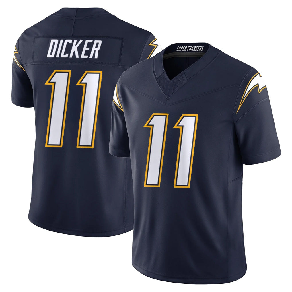 Ndoa LA.Chargers #11 Cameron Dicker Player Navy Vapor F.U.S.E. Limited Home Game Stitched Jerseys
